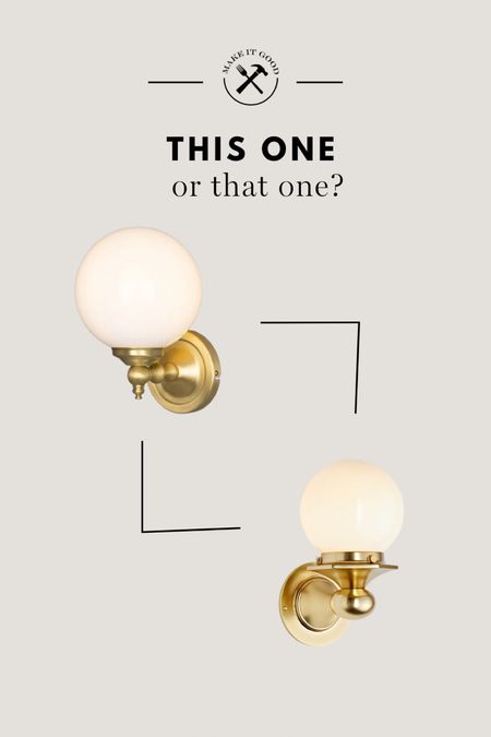 These two California farmhouse lights are both stunning. The price is significantly different. Whip them both! 

#LTKhome