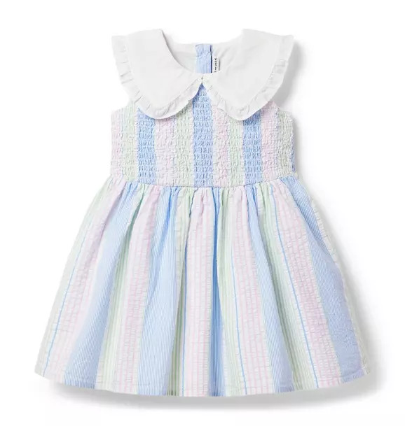 The Seersucker Smocked Sundress | Janie and Jack