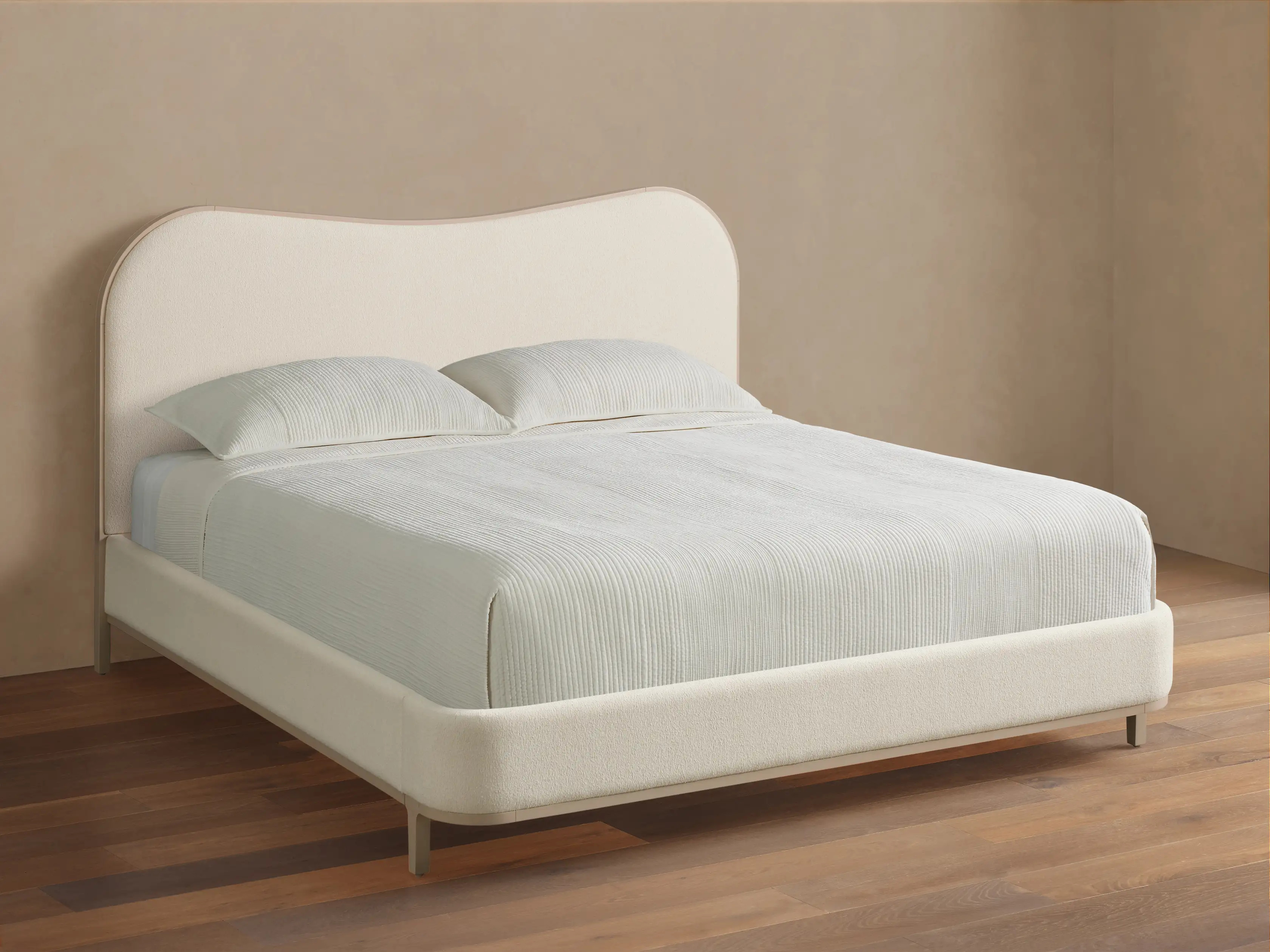 Danny Camelback Bed in Fumo | Arhaus