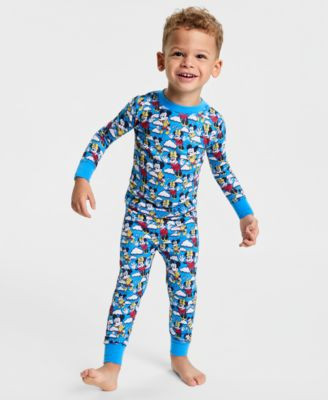 Disney | Macy's Toddler 2T-4T Mickey Mouse & Minnie Mouse Parade Balloon Knit Pajamas Set, Macy's... | Macy's