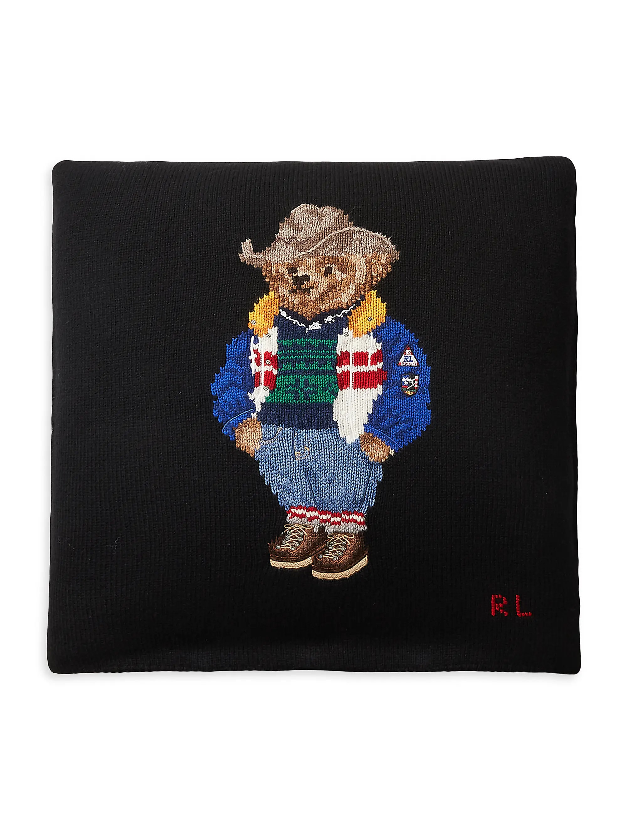 RL Bear Knit Throw Pillow | Saks Fifth Avenue