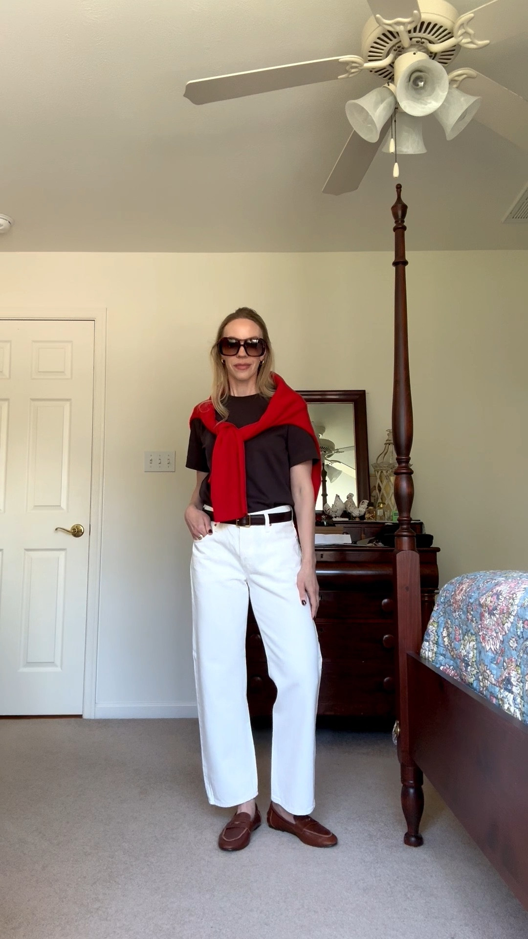 Teacher outfit, workwear style, chocolate brown and red color pairing, business casual

#LTKWorkwear #LTKSeasonal #LTKOver40