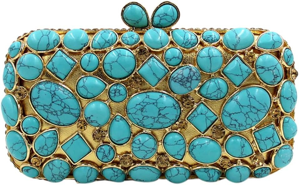 Ladies Wedding Clutch-Purse Chain Rhinestone Evening-Bag Diamond Luxury Handbag | Amazon (US)