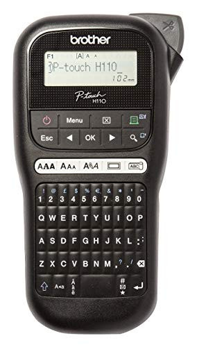 Brother PT-H110 Label Printer | P-Touch Labeller | QWERTY Keyboard | Handheld | Amazon (UK)