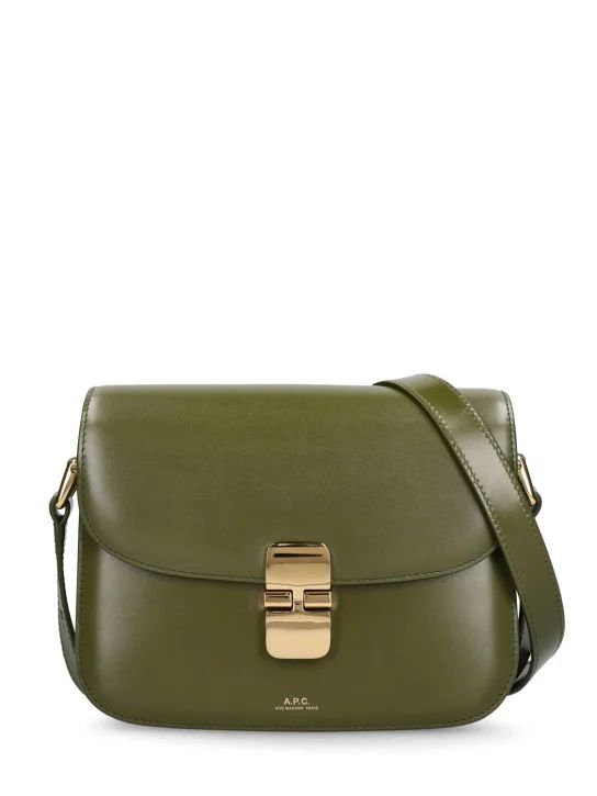 Small Grace leather shoulder bag | Luisaviaroma
