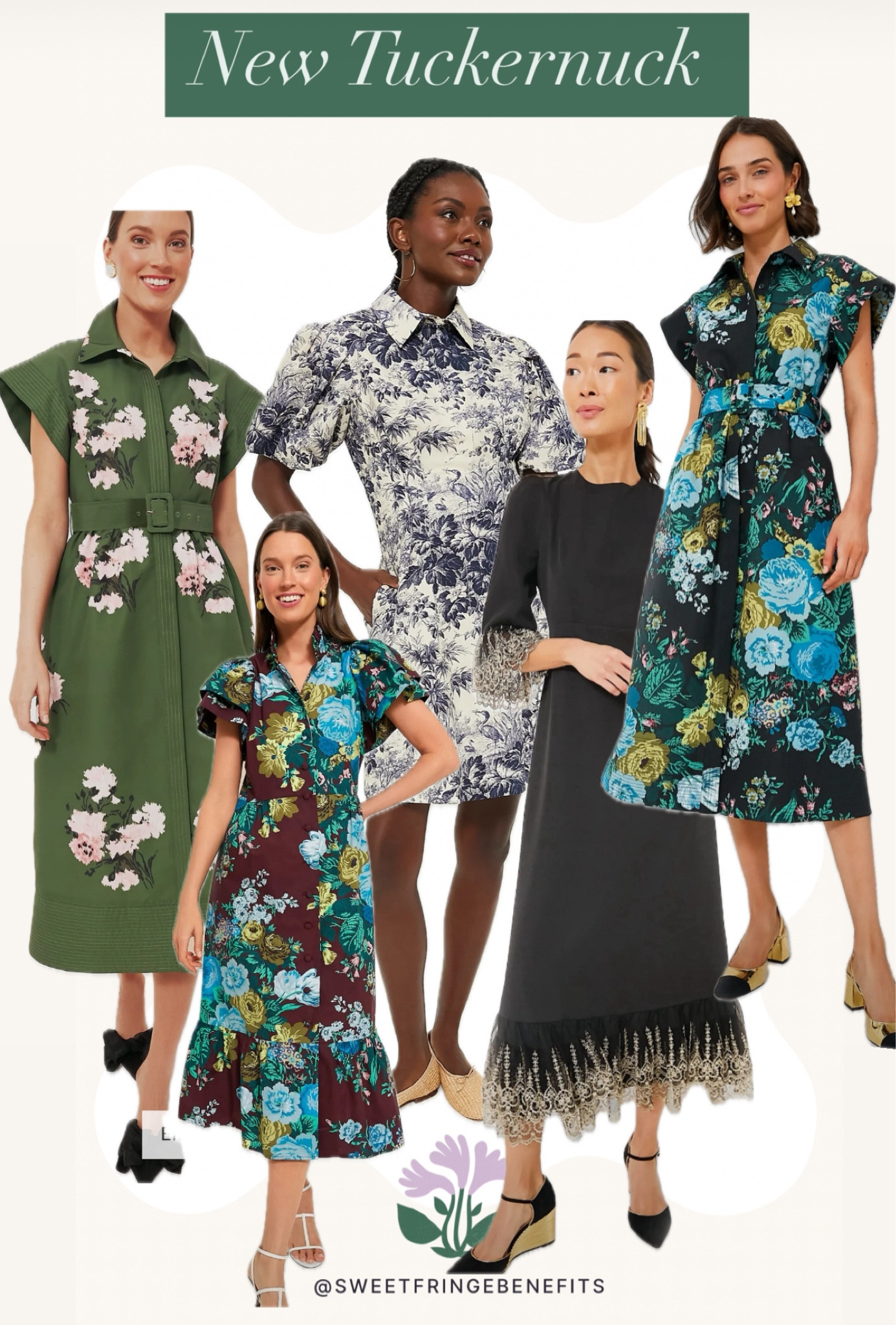 New fall dresses by Tuckernuck. Wedding guest Sunday dress bridal shower even work  

#LTKMidsize #LTKWedding #LTKOver40