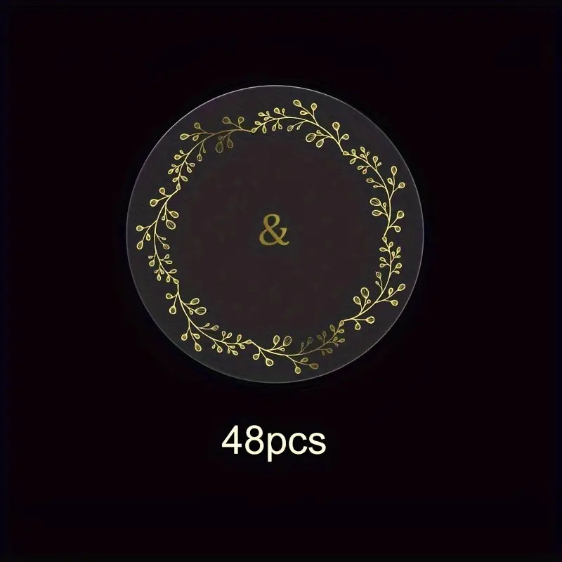 Custom Clear Sticker Luxurious Golden Embellishments - Temu | Temu Affiliate Program
