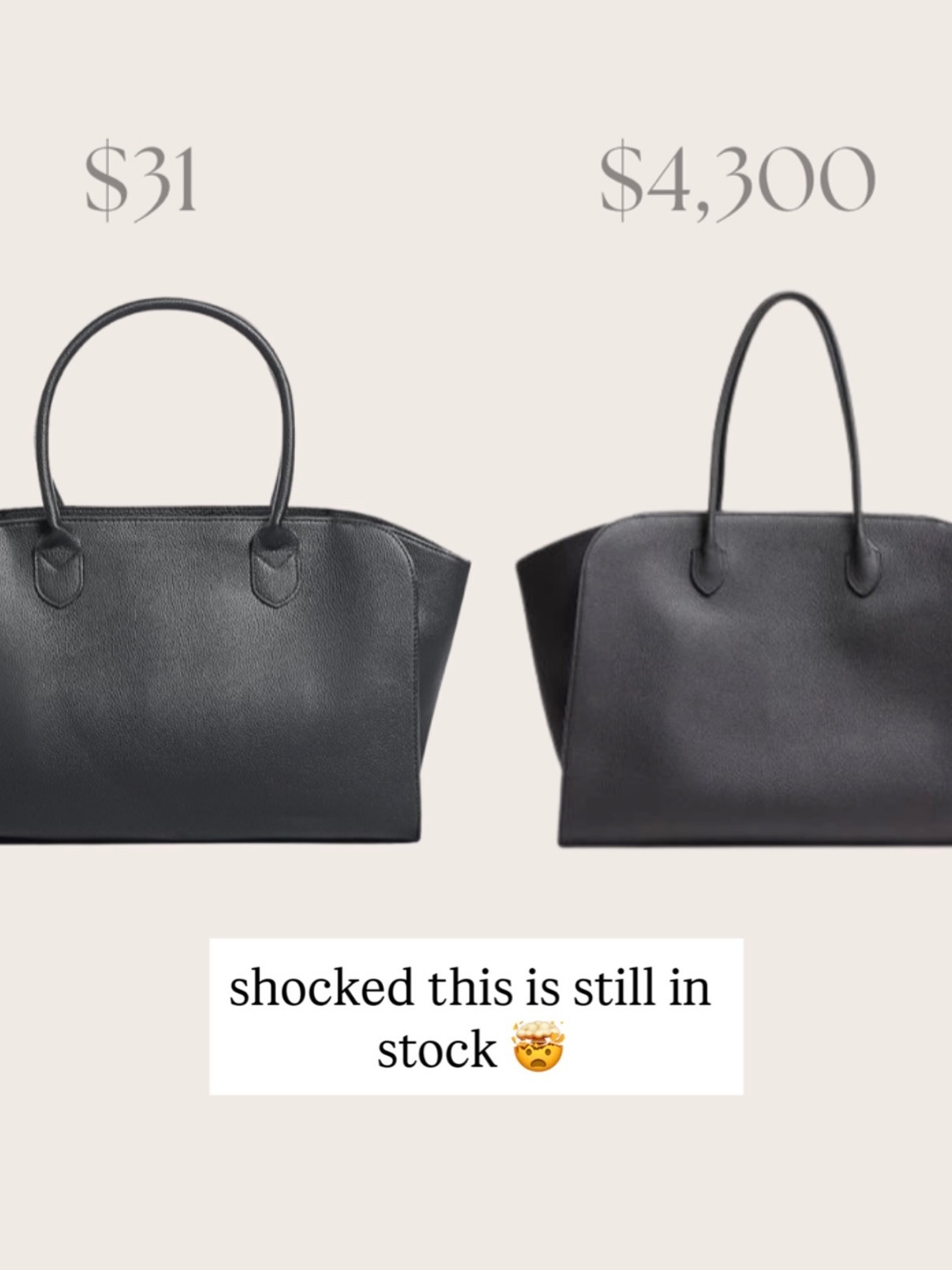 Black dupe tote bag 

#LTKootd #LTKMothersDay