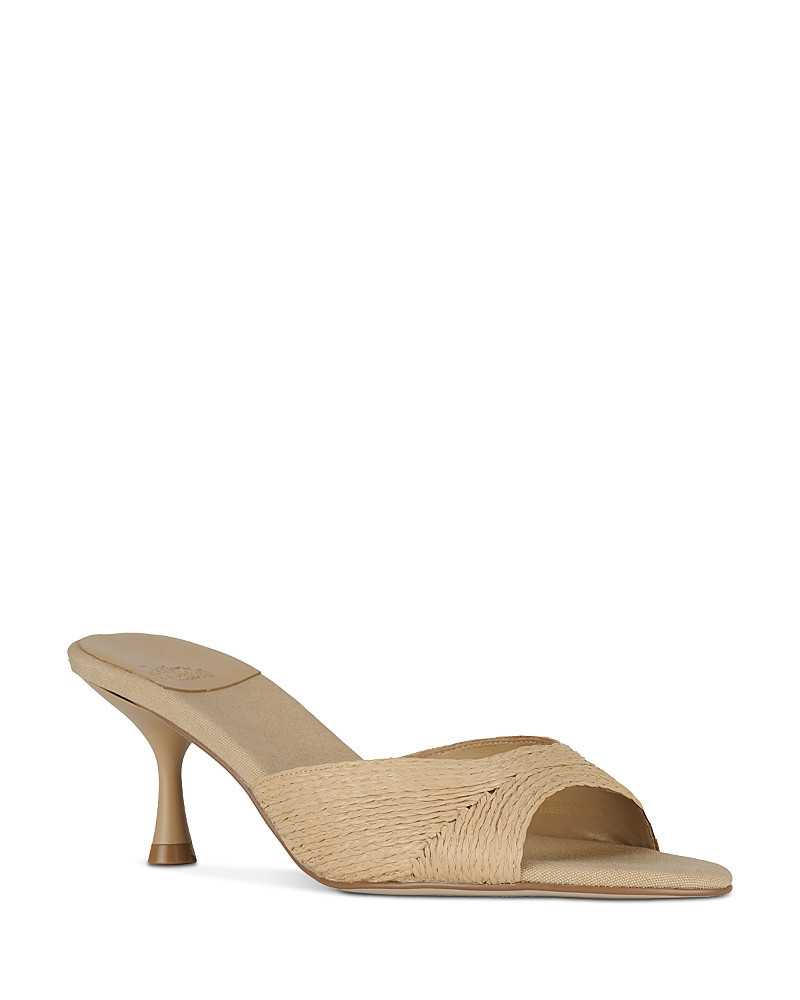 Jeffrey Campbell Women's Raffia Mid Heel Mules | Bloomingdale's (US)