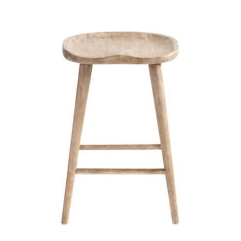 Corey Wood Tractor Seat Stool | Ballard Designs, Inc.