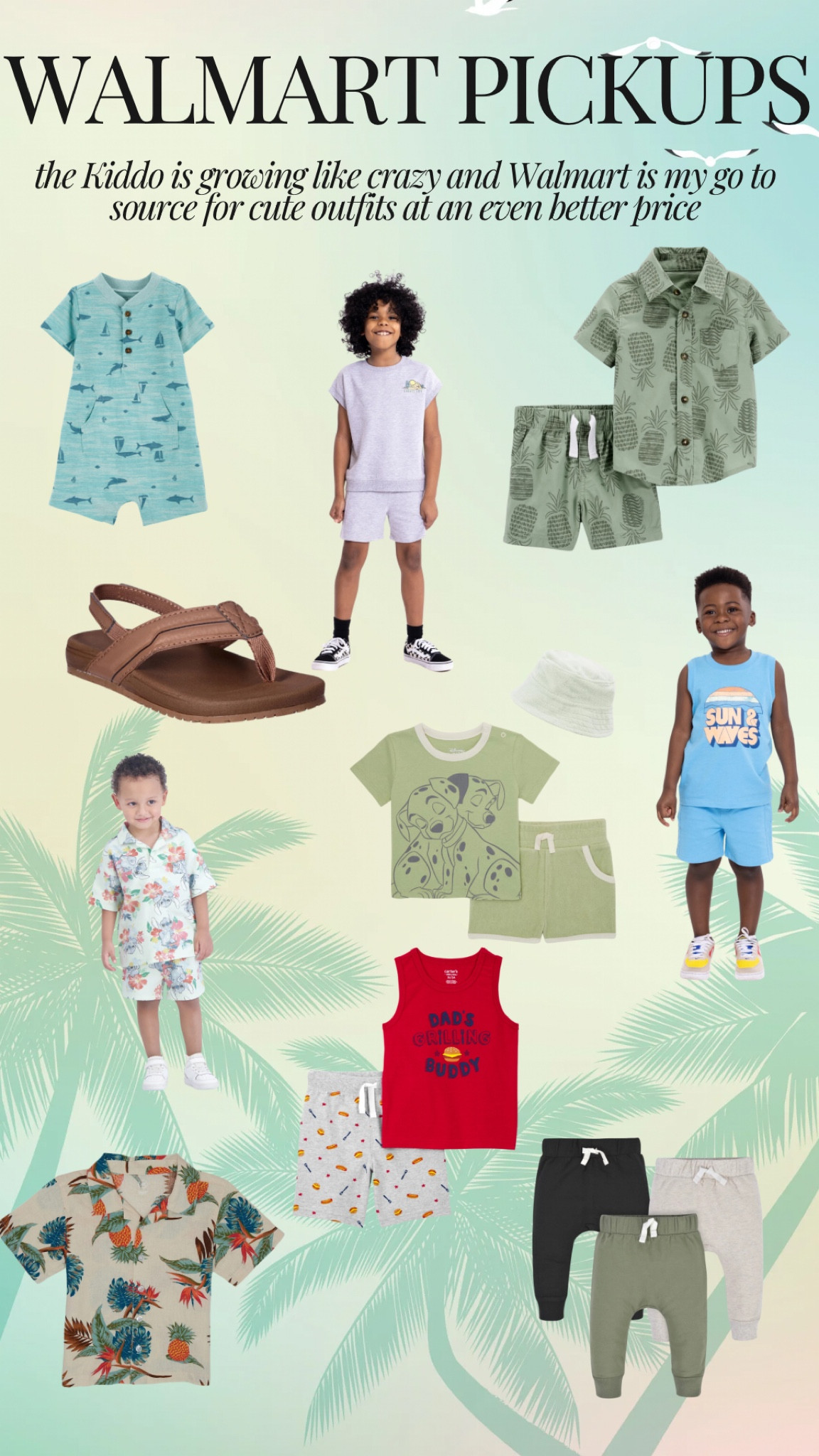 Walmart is such a lifesaver when I need to pickup some cuter summer pieces for Alexander. It’s wearing 2T now 😫

#LTKBaby #LTKFindsUnder50