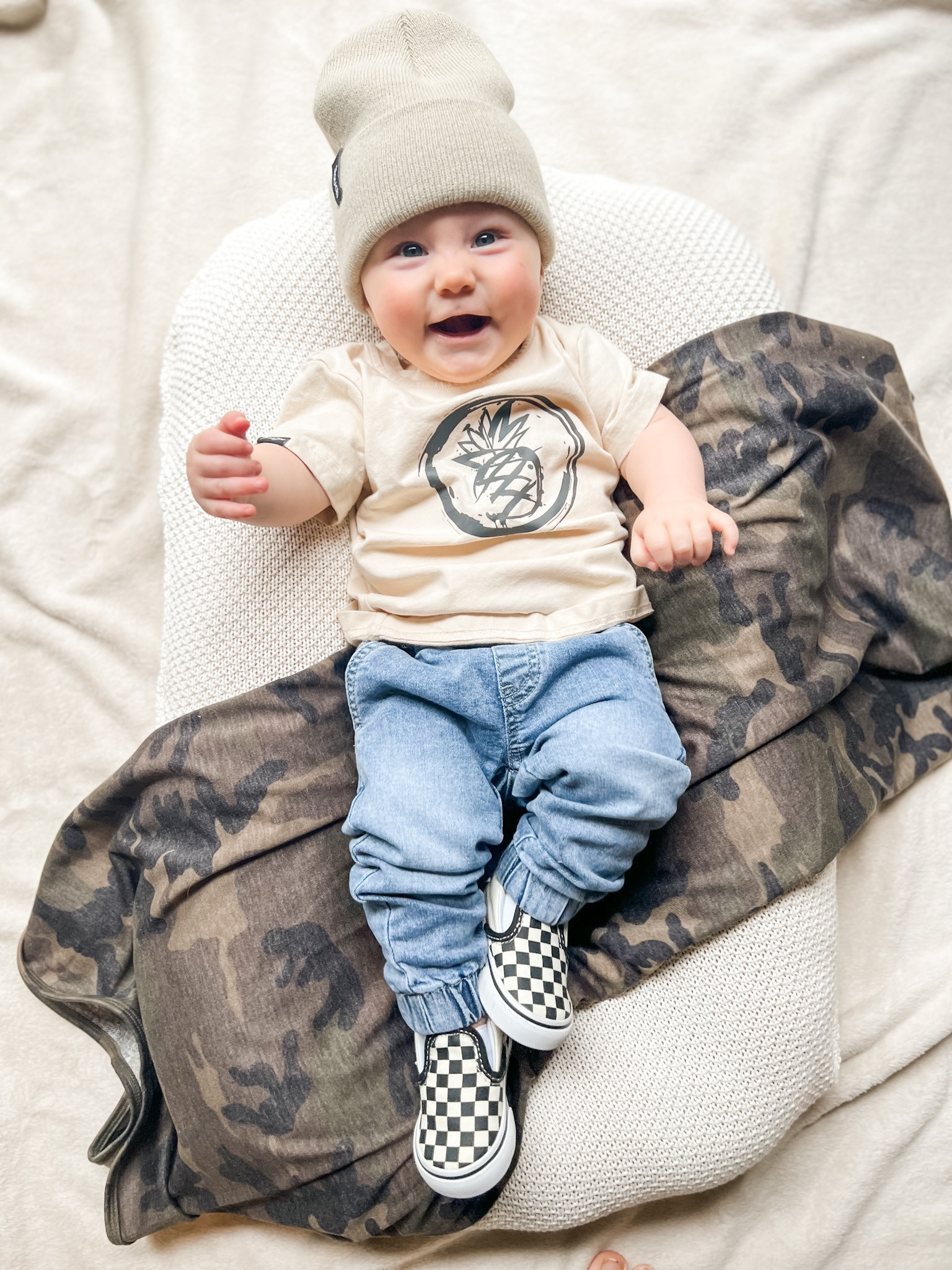 Follow us on Instagram for cute baby boy style inspo @kayla.cantalupo

9 months old, baby boy style, baby outfits, baby fashion, ootd, baby style, baby boy fashion, brand rep, little bipsy, vans, binky bro, slouch beanie

#LTKkids #LTKstyletip #LTKbaby