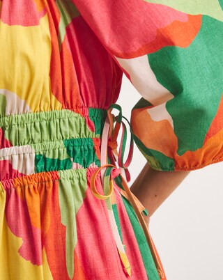 Nobody's Child Franzie Abstract Midi Dress | Simply Be (UK)