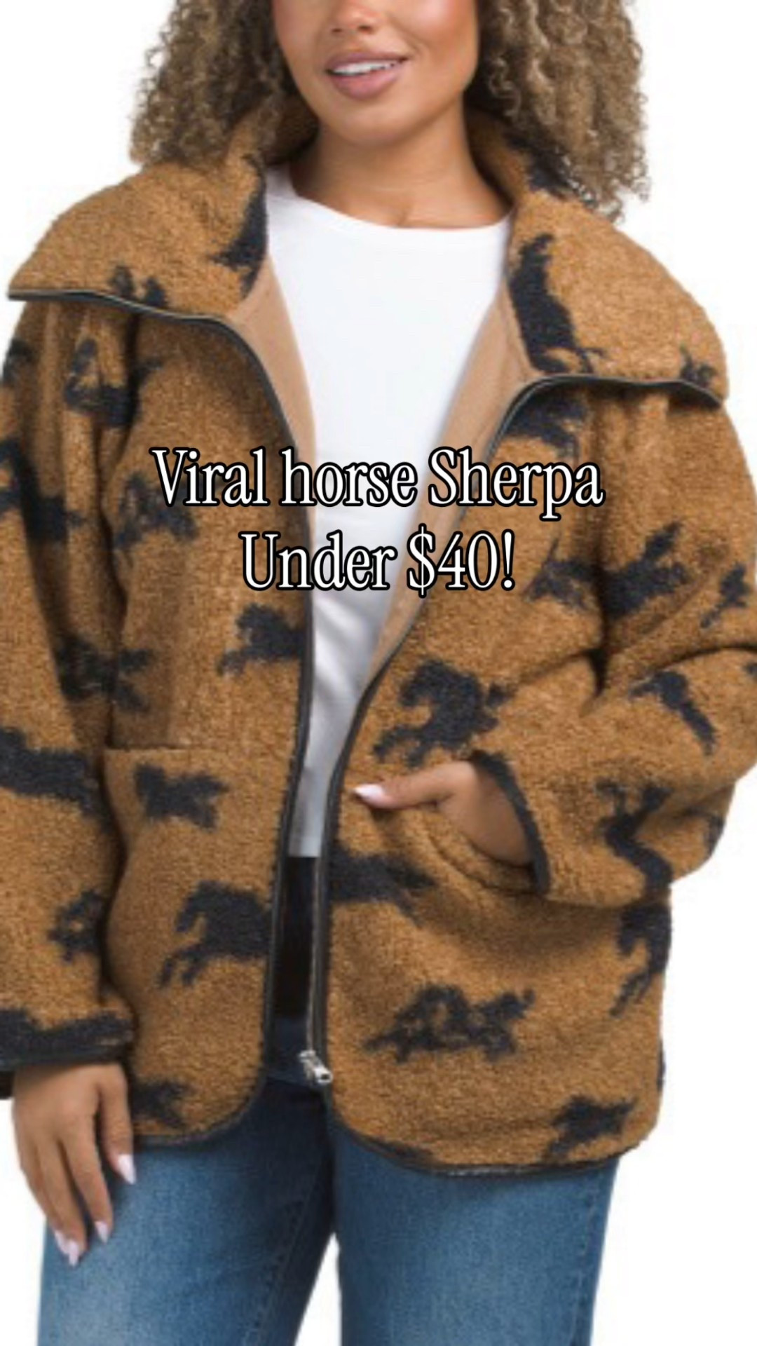 Oversized fit and amazing quality
Horse Sherpa for under $40!
House of Harlow 

#LTKGiftGuide #LTKSeasonal #LTKFindsUnder50