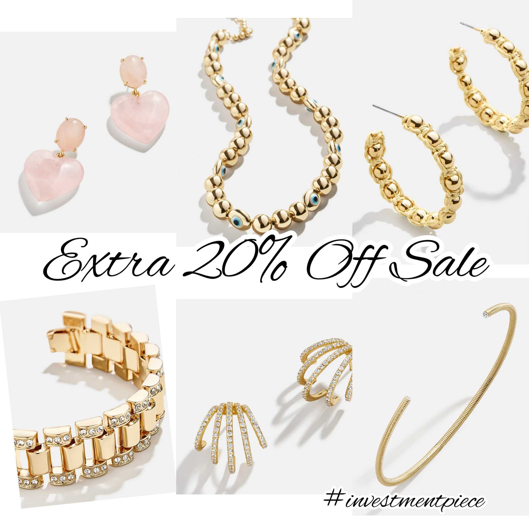 Must have fashion jewelry from bracelets to earrings to necklaces- get an extra 20% off @baublebar #investmentpiece 

#LTKStyleTip #LTKSummerSales #LTKFindsUnder50