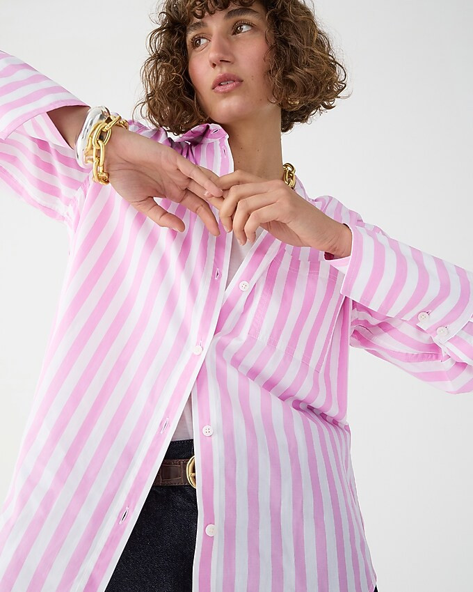 Garçon cotton poplin shirt in stripe | J. Crew US