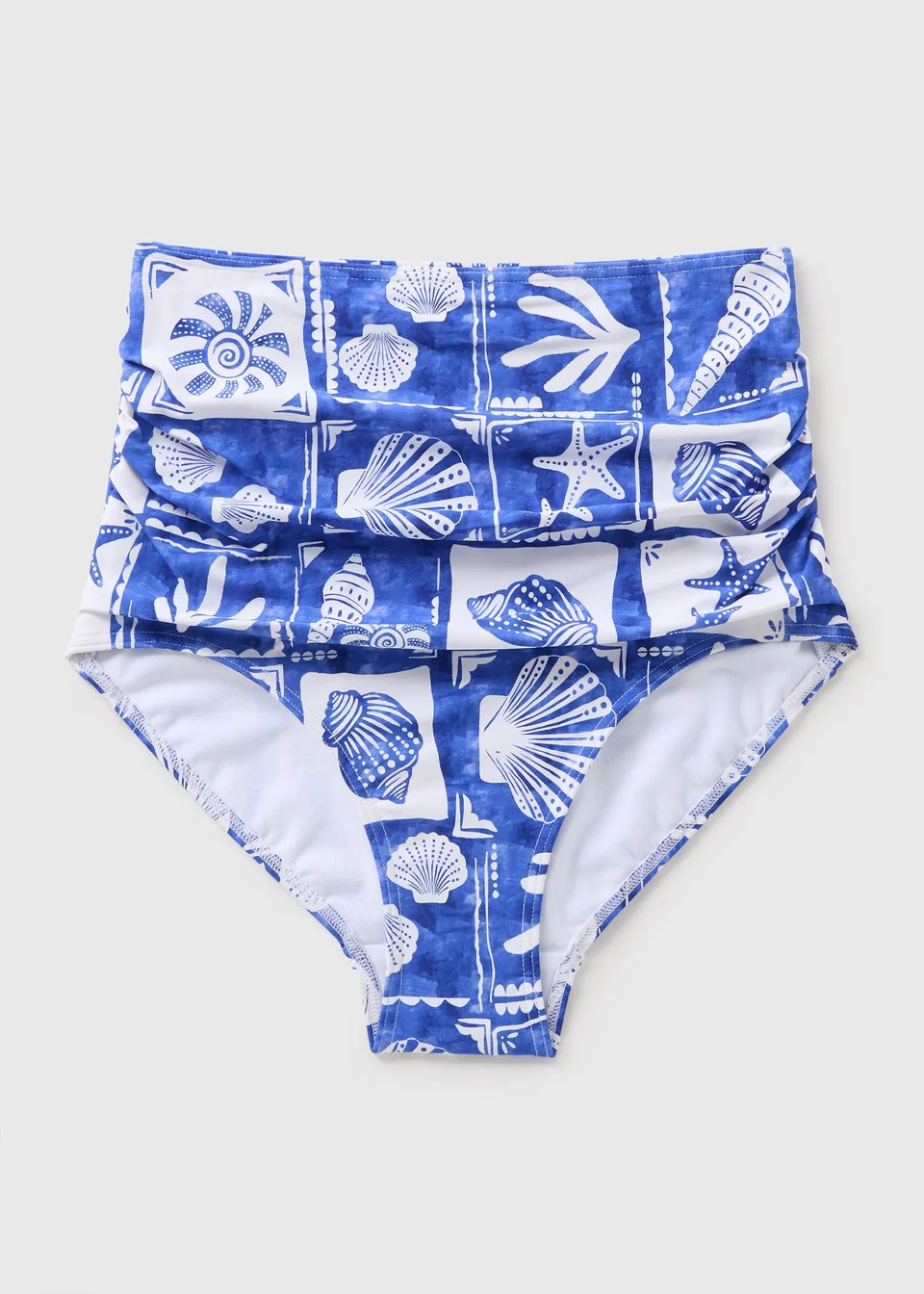 Blue Shell Tile Shapewear Bikini Bottoms | Matalan (UK)