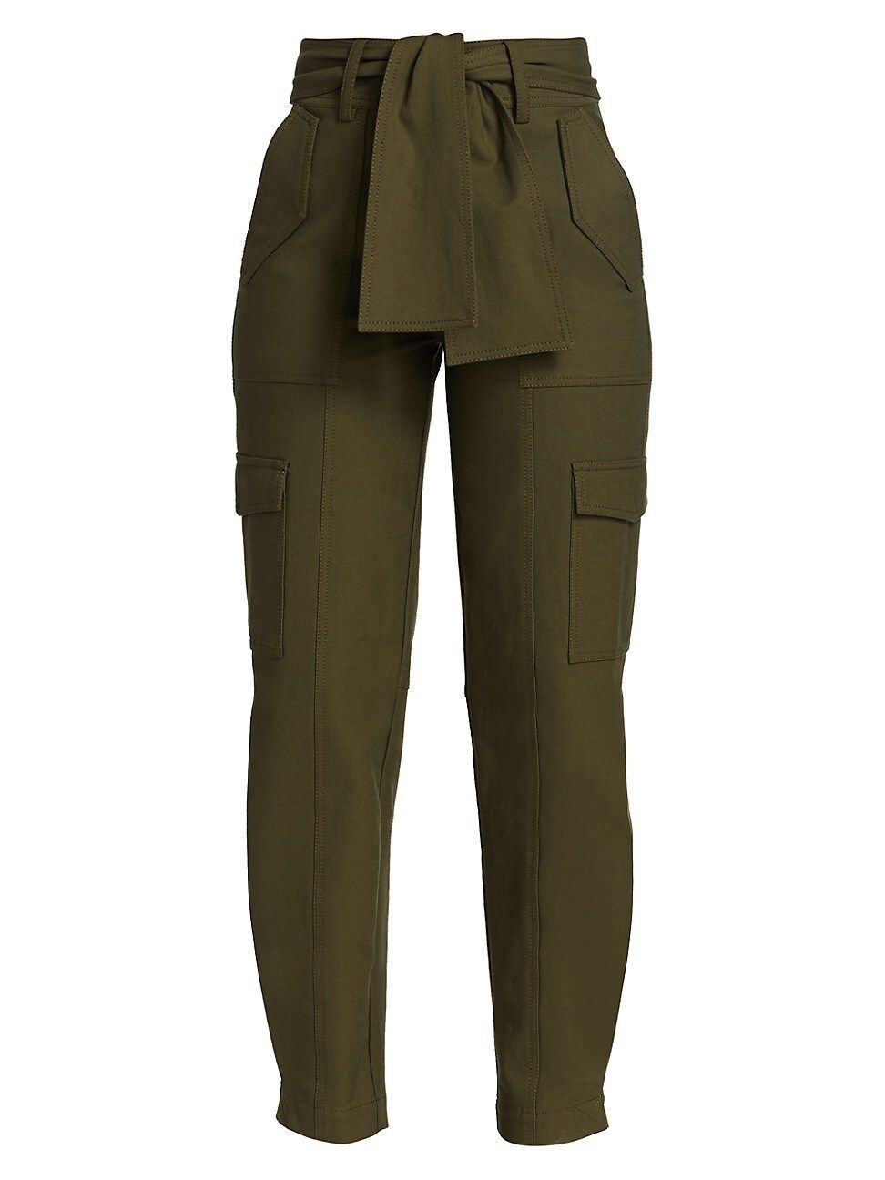Derek Lam 10 Crosby Women's Elian Utility Pants - Army - Size 10 | Saks Fifth Avenue