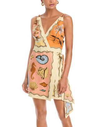 Rio Souvenir Mixed Scarf Print Mini Dress | Bloomingdale's (US)