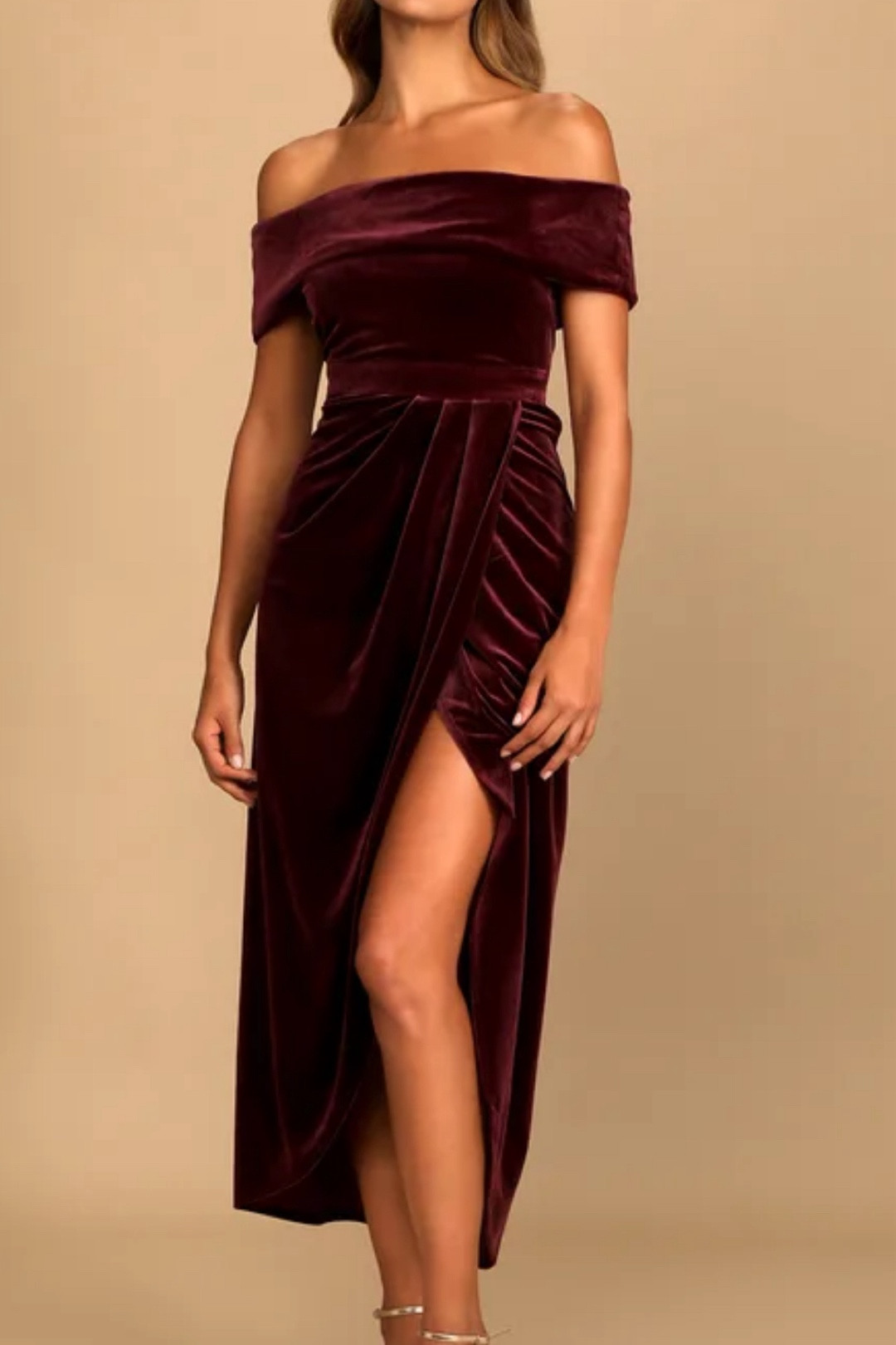 Sold 64 times in the last 48 hours 🔥

I'm Enchanted Burgundy Velvet Off-the-Shoulder Maxi Dress
Lulus wedding guest dress fall winter 

#LTKWedding #LTKFindsUnder100 #LTKParties