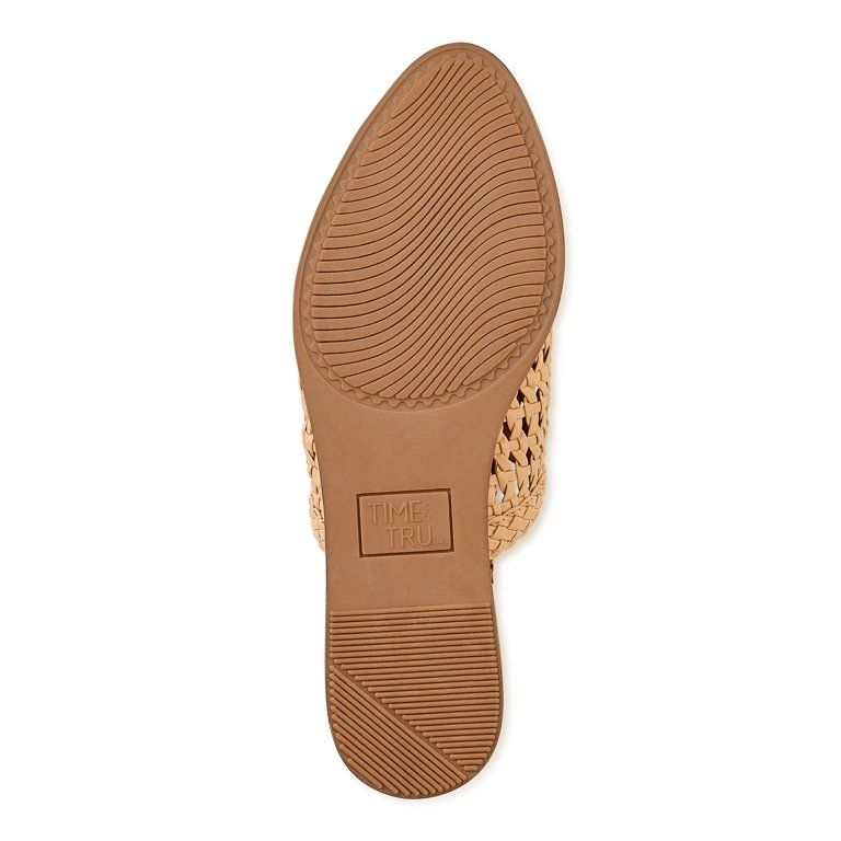 Time and Tru Women's Flat Woven Mules | Walmart (US)