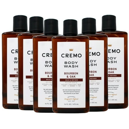 Cremo All Season Body Wash No. 8, Bourbon & Oak - 16 Fl. Oz. - Pack of 6 | Walmart (US)