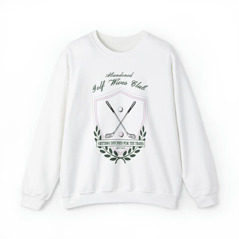 Abandoned Golf Wives Sweatshirt Golf Crewneck - Etsy | Etsy (US)