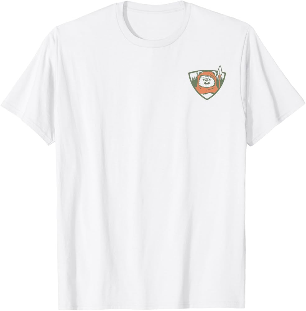 Star Wars Ewok Park Ranger Endor Forest Front & Back T-Shirt | Amazon (US)