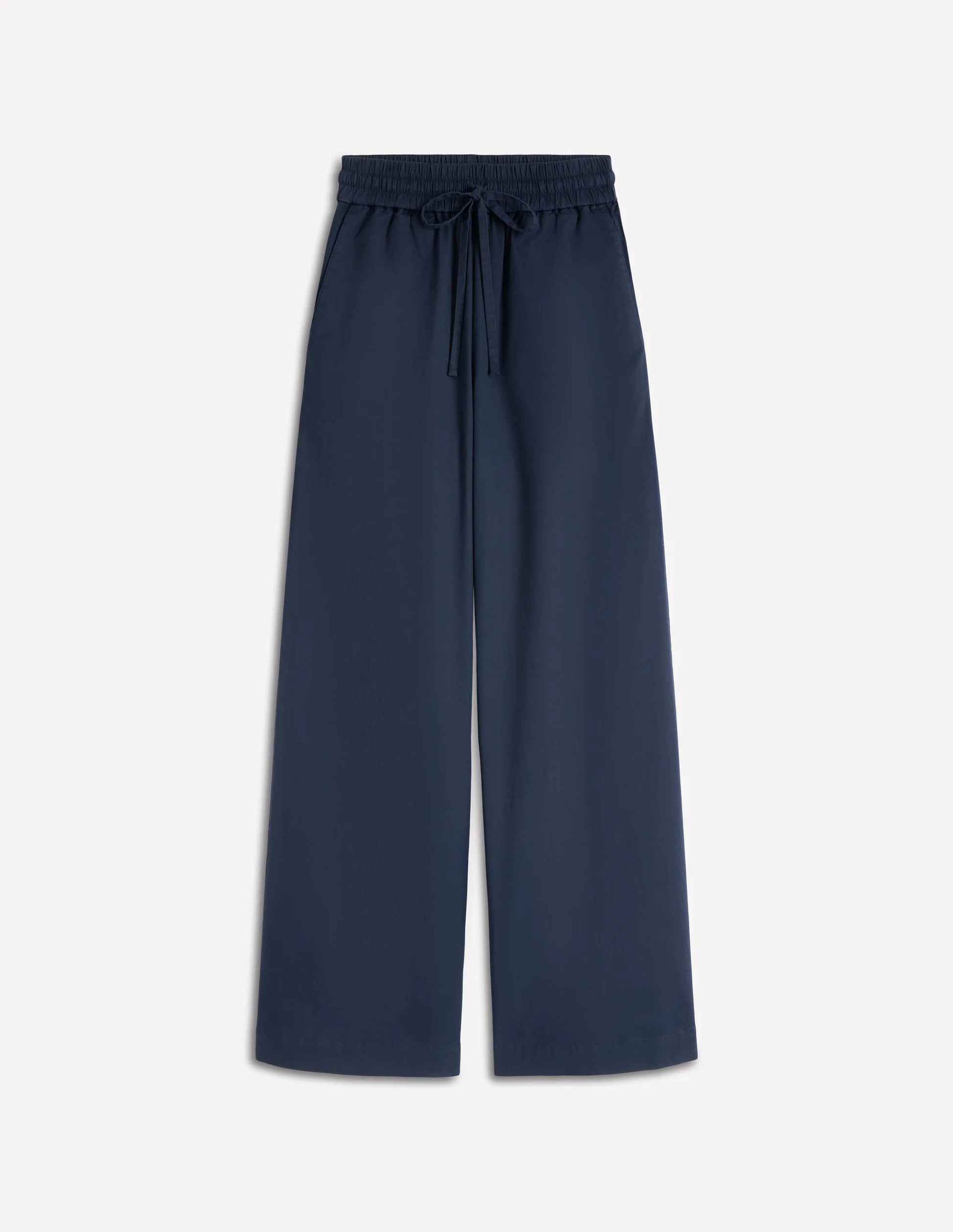 Greenwich Tie Waist Pants-Navy | Boden (US)