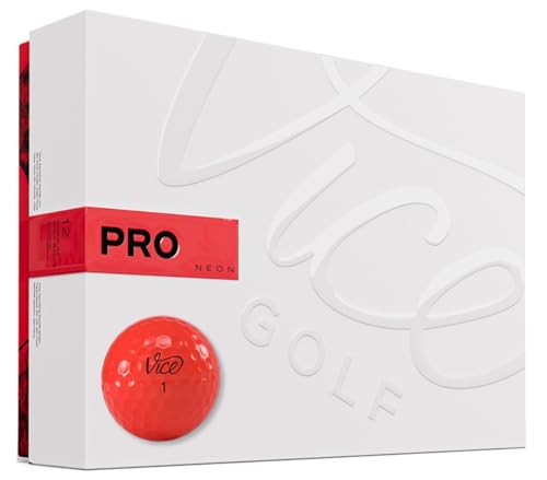 Vice Pro Golf Balls, Neon Red | Amazon (US)