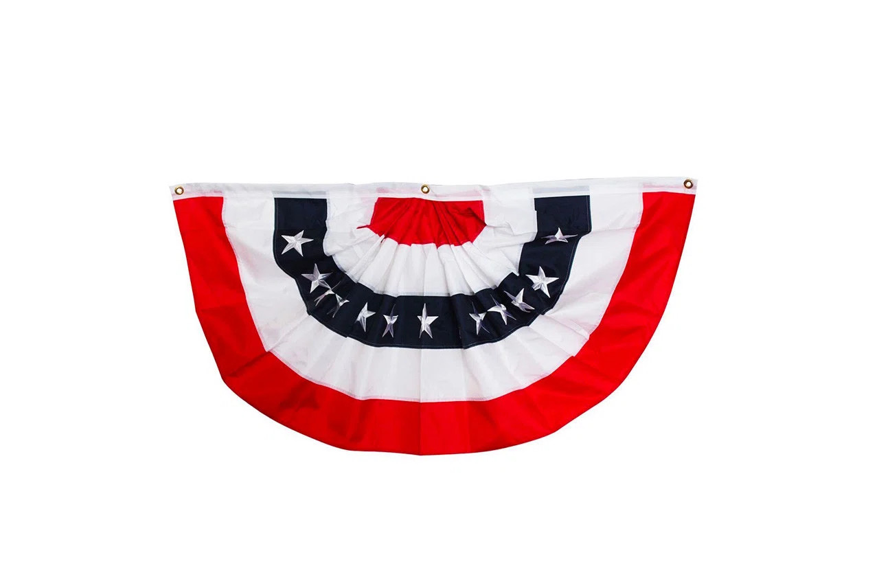 August Grove® Patriotic Bunting 48" x 24" | Wayfair | Wayfair North America