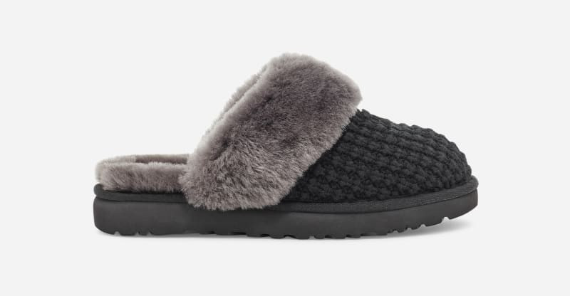 UGG® Women's Cozy Slipper Sheepskin Slippers in Black, Size 9 | UGG (US)