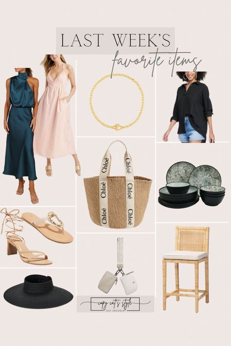 Last Week’s Best Sellers, most loved items, fashion, heart bracelet, sandals, kitchen island stool, Chloe tote bag, travel beach hat, dress


#LTKshoecrush #LTKhome #LTKstyletip