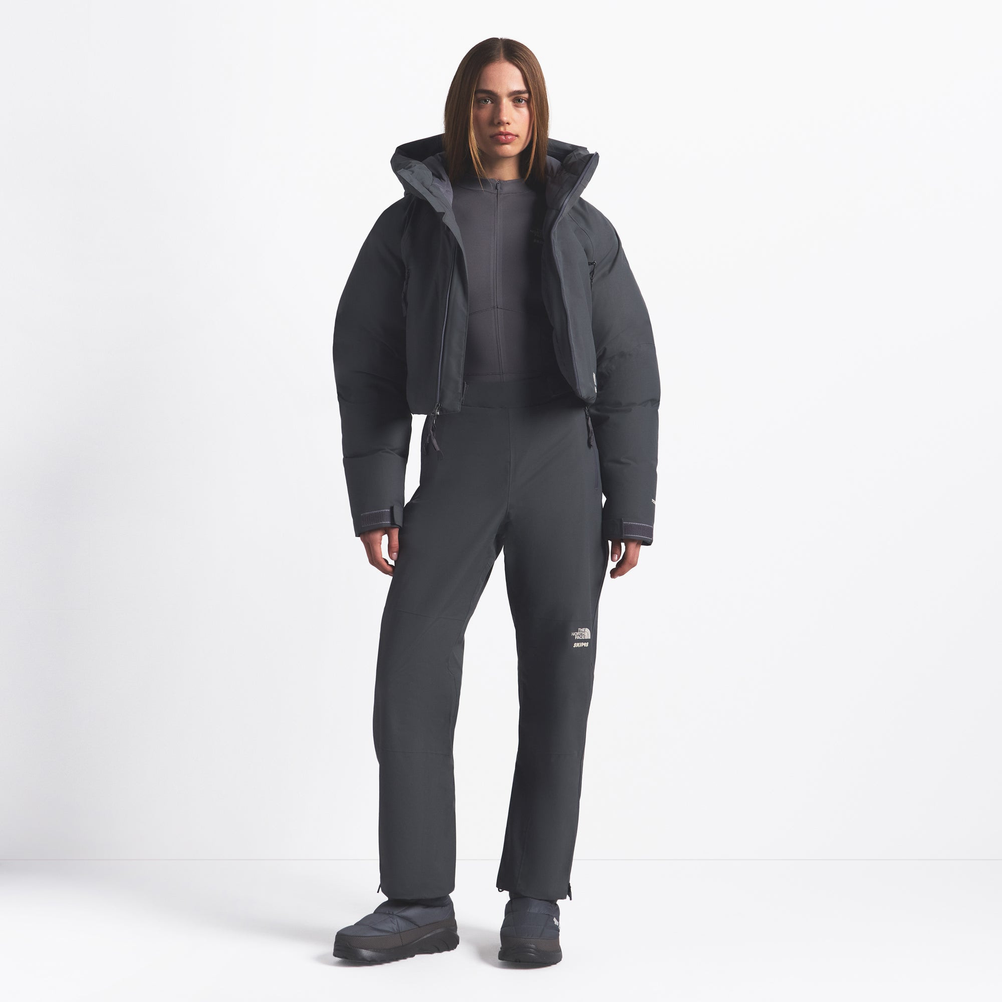 SKIMS Insulated Shell Jacket | Grey | XL | The North Face X SKIMS | SKIMS (US)