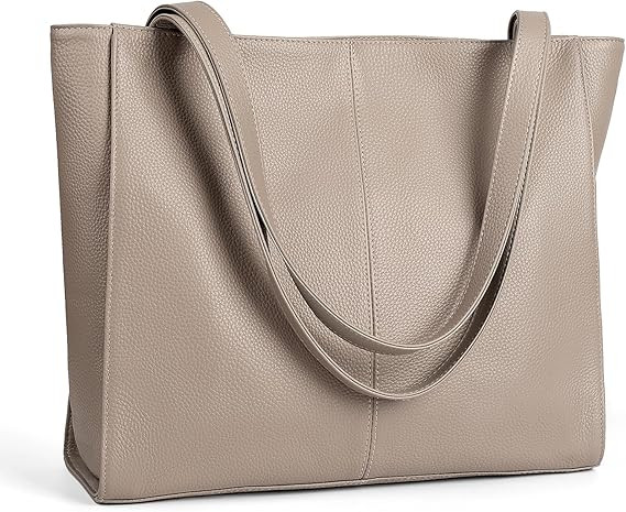 befen Genuine Leather Tote Bag for Women Work, Women's Leather Shoulder Bags Purses Satchel Handb... | Amazon (US)