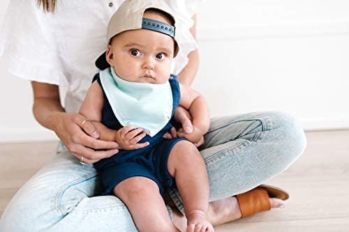 Baby Bandana Drool Bibs for Drooling and Teething 4 Pack Gift Set “Stone” by Copper Pearl | Amazon (US)
