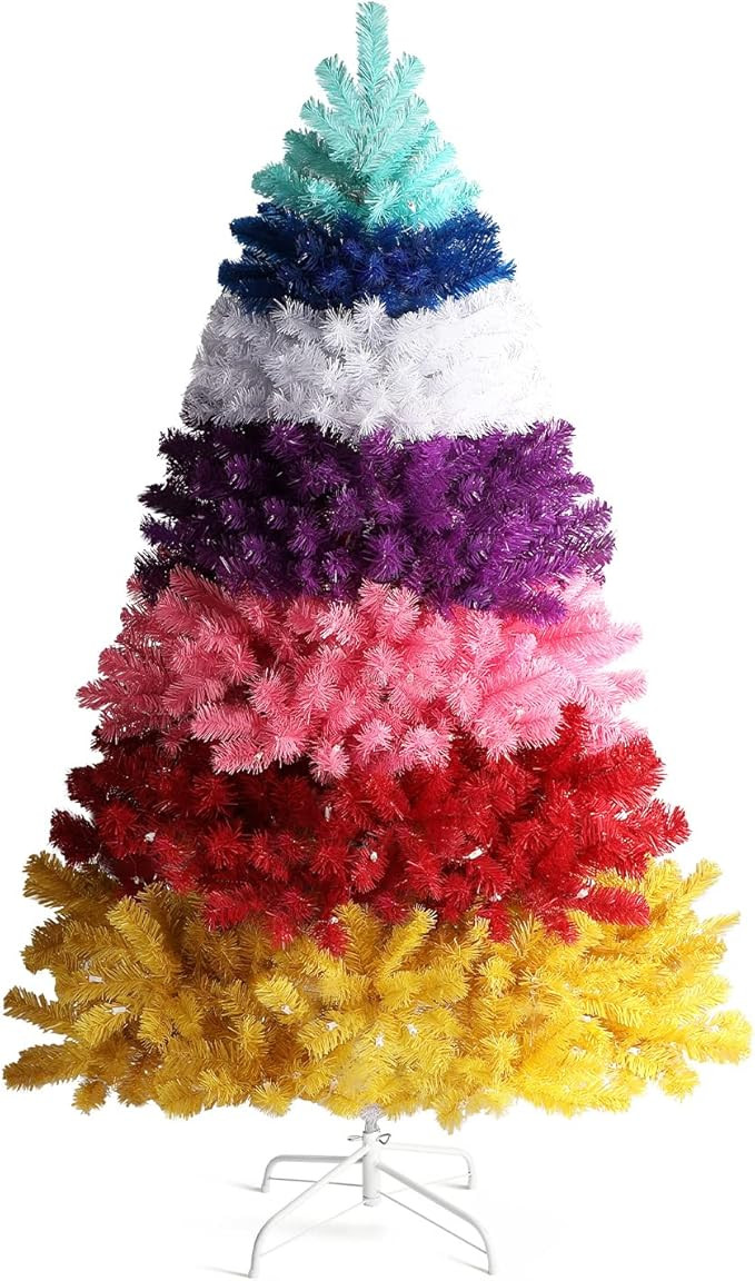 JOSTYLE 4FT Pre-Lit Christmas Tree, Artificial Christmas Tree with 150 UL-Certified LED Lights an... | Amazon (US)