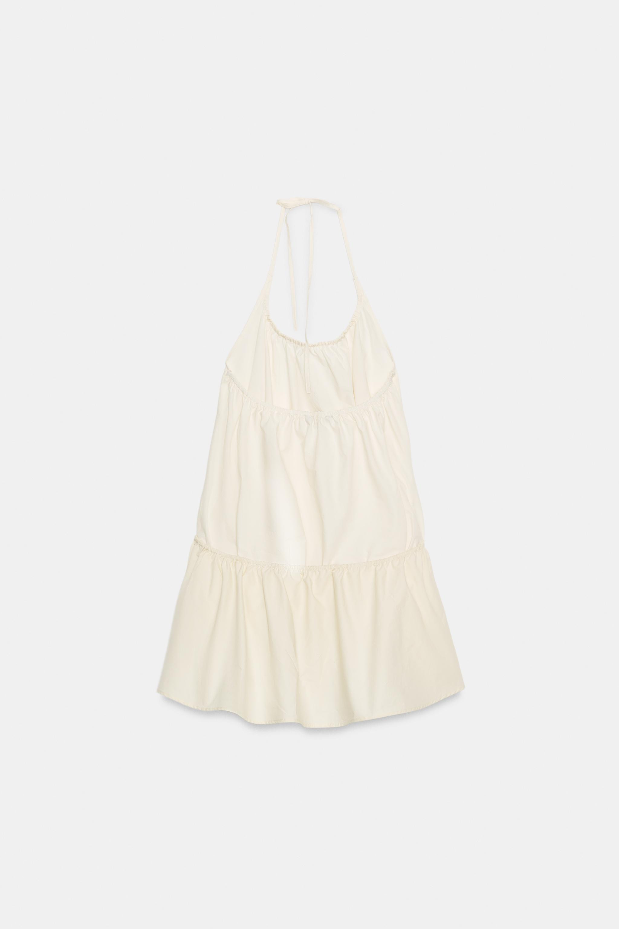 NYLON HALTER DRESS | Zara US
