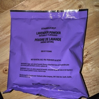 Starbucks Lavender Powder  12oz. 1 Sealed Bag BB Jan 2026 Matcha Coffee | eBay US