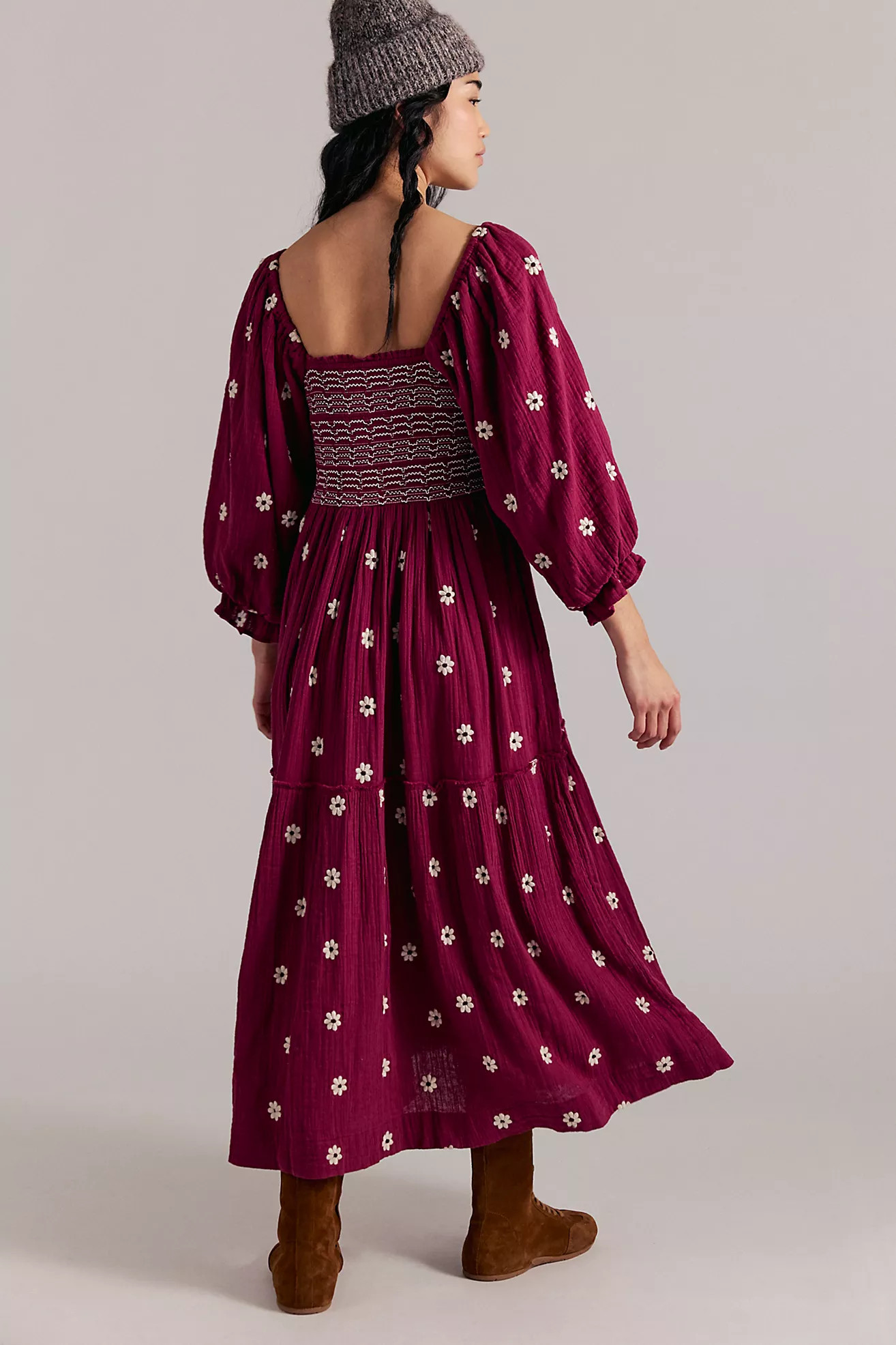 Dahlia Embroidered Maxi Dress | Free People (Global - UK&FR Excluded)