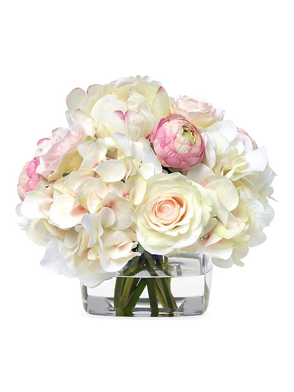 Pink & White Faux Hydrangea Bouquet - Pink | Saks Fifth Avenue