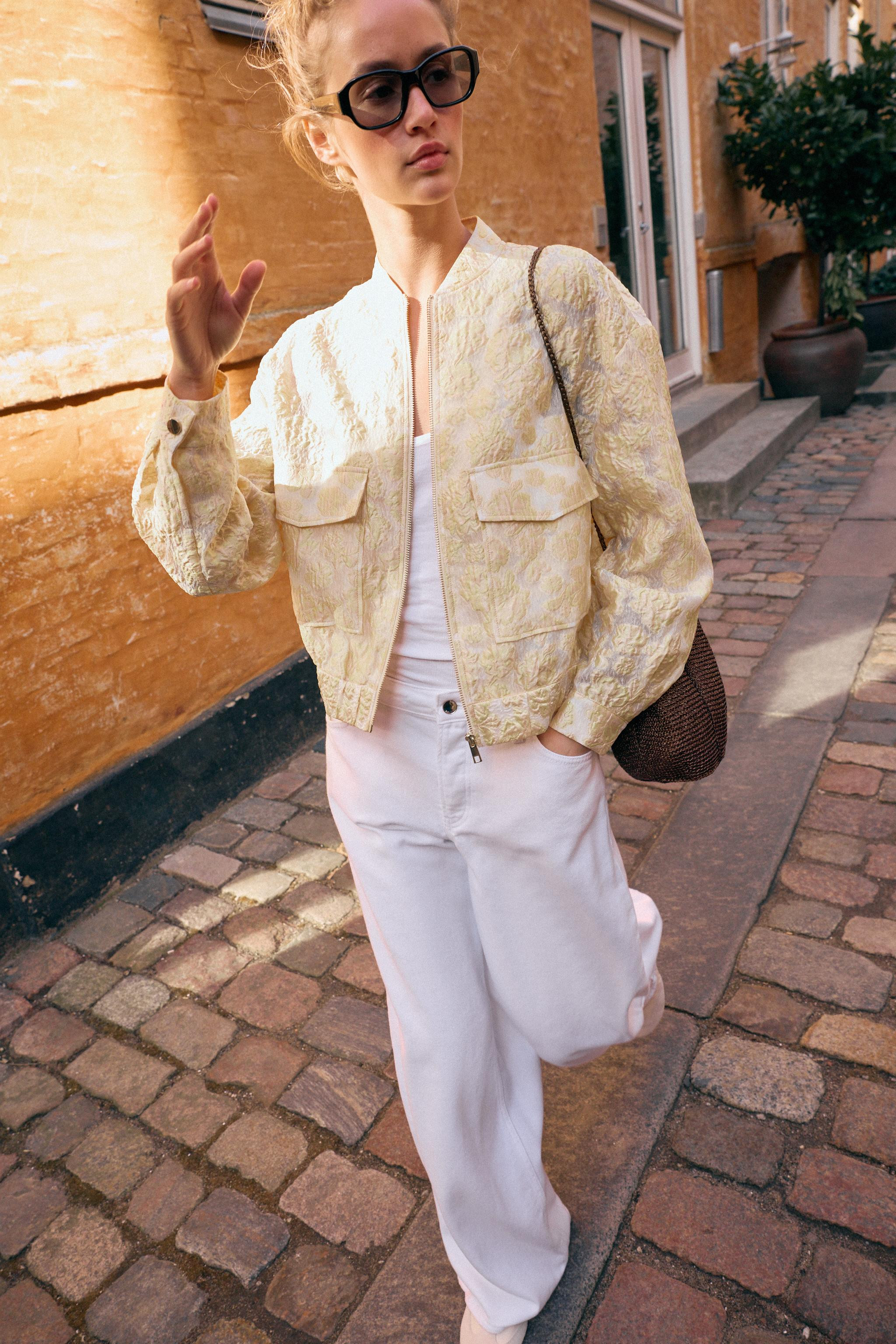 JACQUARD BOMBER JACKET | Zara US