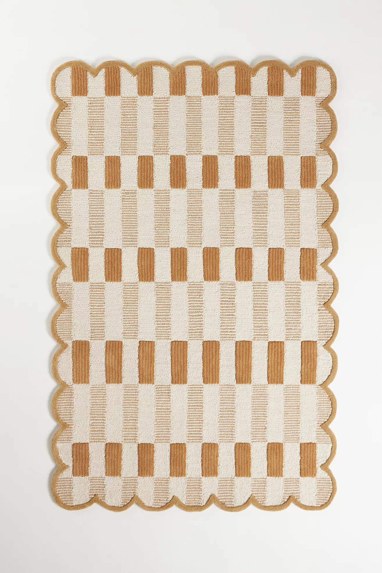 Matilda Goad & Co. Tufted Plaid Rug | Anthropologie (US)