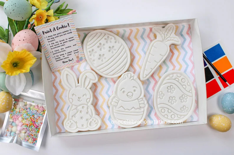 Easter PYO Packs, Easter PYO Gift Sets, Easter Cookie Sets, PYO Cookie Sets, Sugar Cookies, Fonda... | Etsy (US)