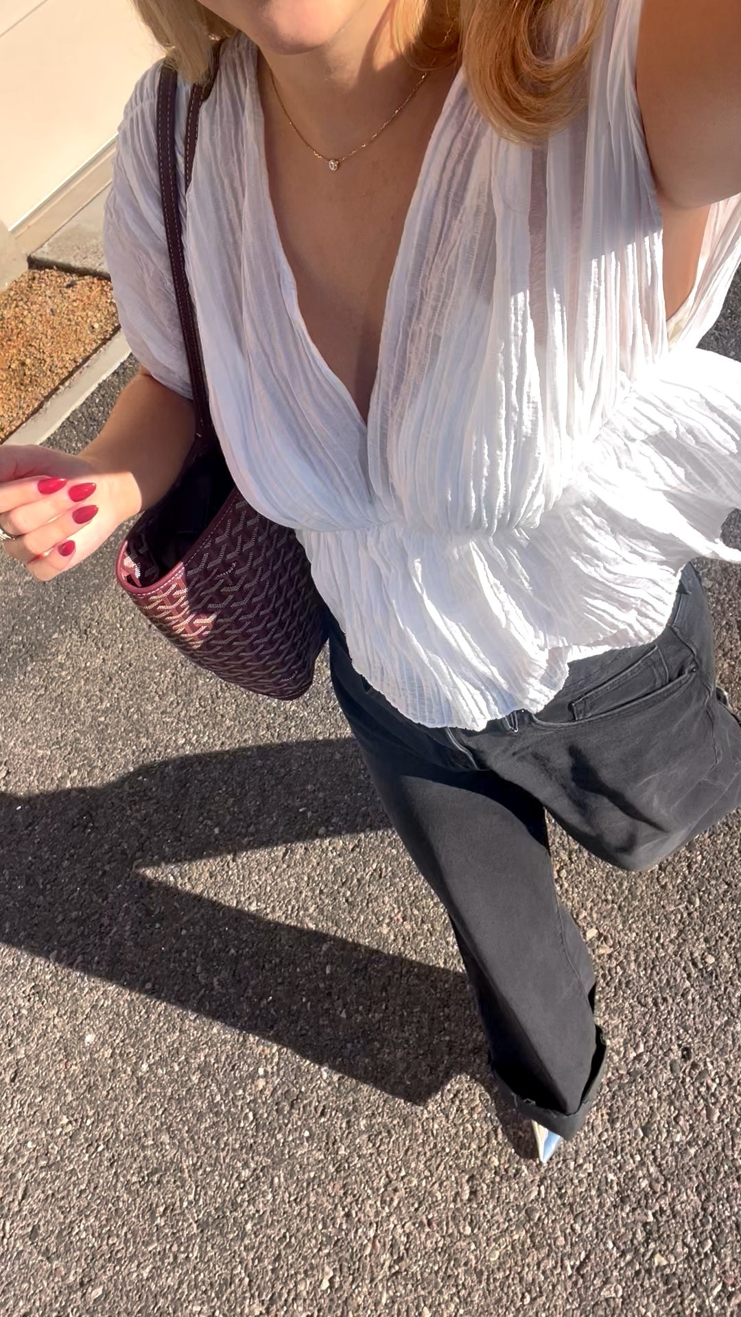 Feminine peplum for work 