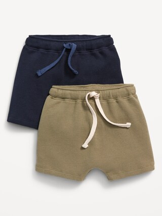 2-Pack U-Shaped Thermal-Knit Pull-On Shorts for Baby | Old Navy (US)