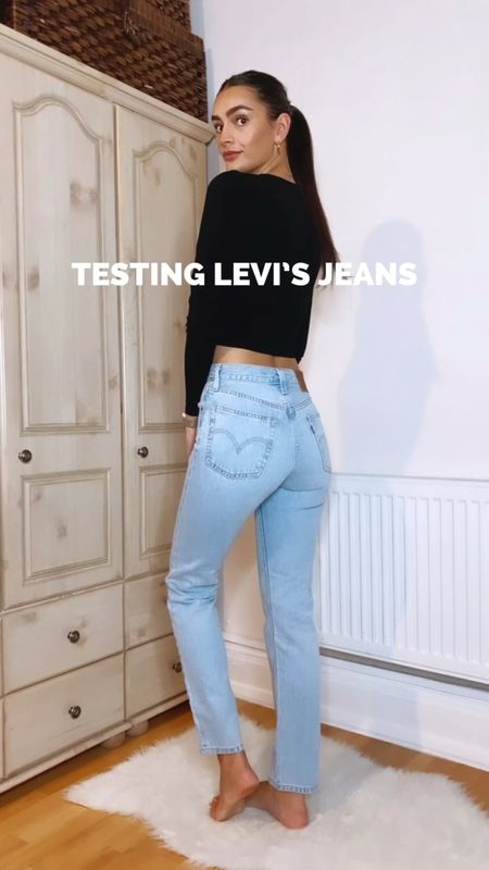 Testing Levi’s jeans 👖
501 Crop jeans - linked, I wear W24 L30
Ribcage Ankle Straight jeans - linked, I wear W25 L29
Mile High Super Skinny jeans - linked, I wear W25 L30