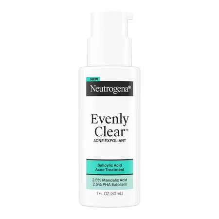 Neutrogena Evenly Clear Acne Exfoliant, Salicylic Acid, 1 fl. oz | Walmart (US)