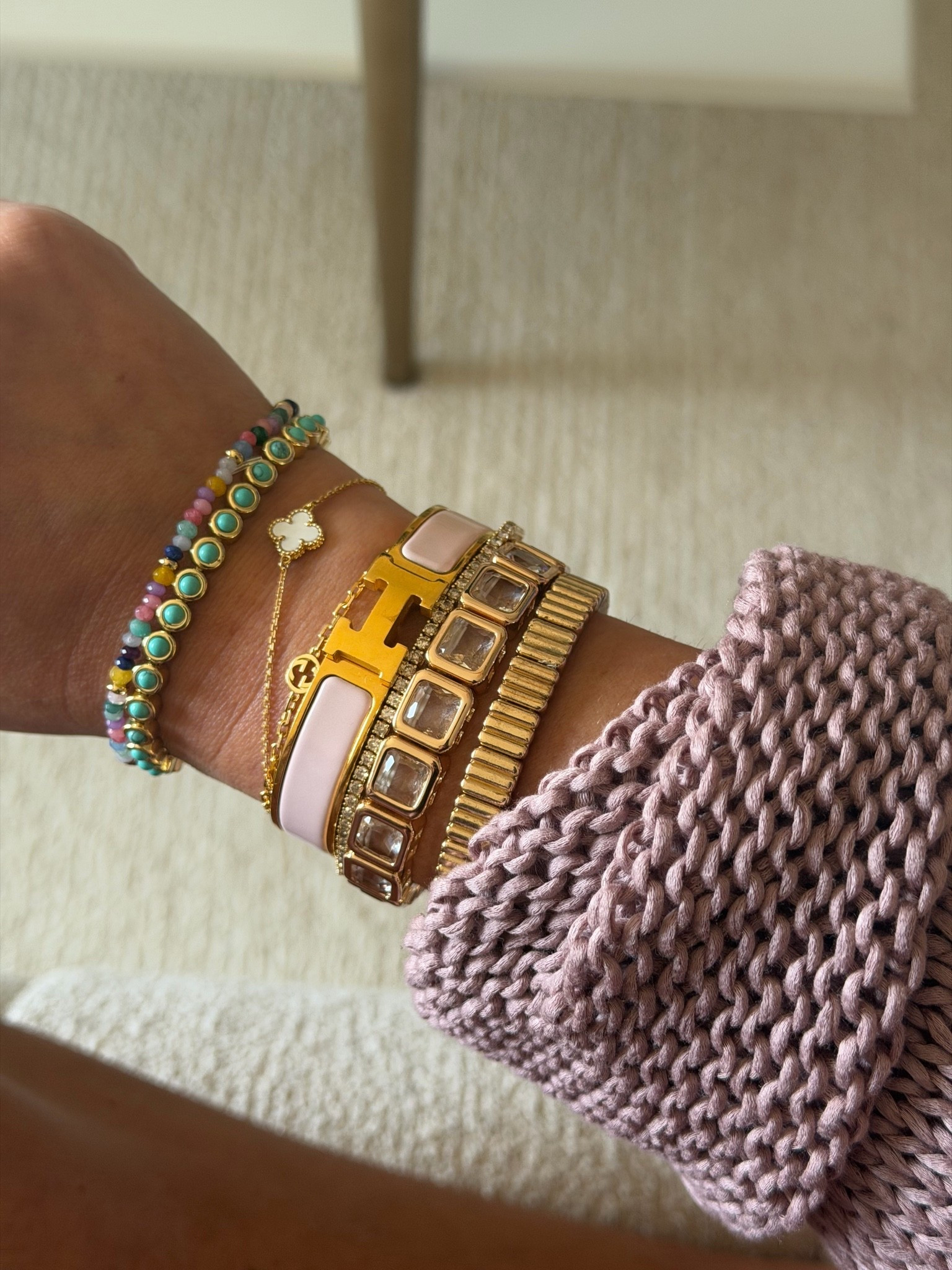 Bracelet stack!