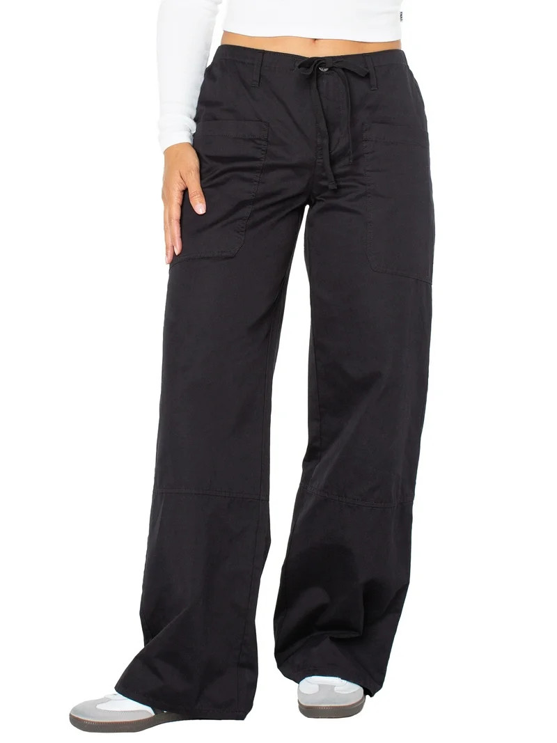 Celebrity Pink Women's and Women's Plus Cargo Wide Leg Pants, Sizes XS-4X | Walmart (US)
